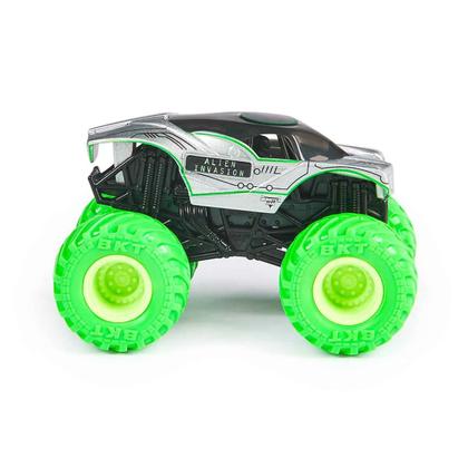 Imagem de Carro Caminhão Monster Jam 1/64 Alien Invasion Pneu Verde