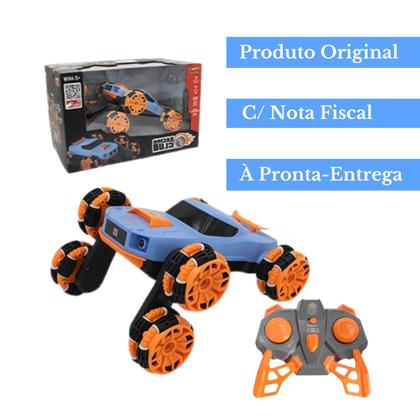 Imagem de Carro Carrinho Acrobático Recarregável Luzes E Som Com Controle Remoto Ideal Para Crianças Brinquedo Infantil Zoop