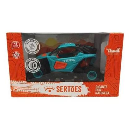 Imagem de Carro Carrinho Brinquedo Off Road Rally Quadriciclo Sertões Colorido Rodinhas C/ Mola