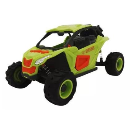 Imagem de Carro Carrinho Brinquedo Off Road Rally Quadriciclo Sertões Colorido Rodinhas C/ Mola
