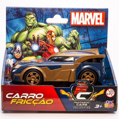 Imagem de Carro Carrinho Fricção Meninos Thanos Vingadores Filme Ultimato Joias Infinito Marvel ABS EBN Kids