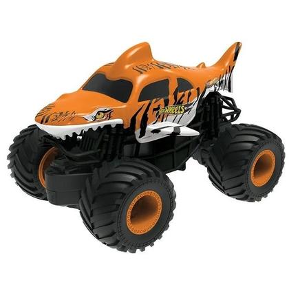 Imagem de Carro Controle Remoto HOT Wheels RC Monster TRUCK SHARK Multikids