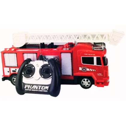Imagem de Carro Controle Remoto Recarregável Bombeiro 1/30  Cks