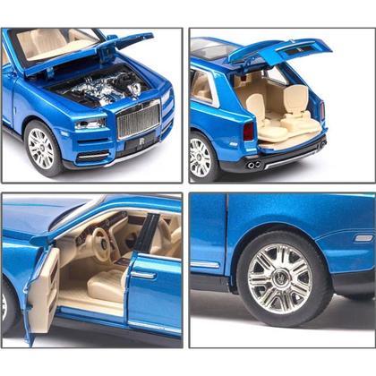 Imagem de Carro de brinquedo fundido sob pressão Wokex 1/24 Alloy Rolls Royce Cullinan SUV