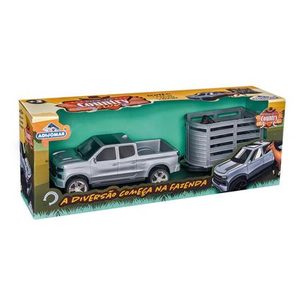 Imagem de Carro De Brinquedo Grande Caminhonete Pickup Com Cavalo - Adijomar