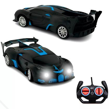 Imagem de Carro de Controle com 5 Funções Super Esportivo Carrinho Infantil com Farol