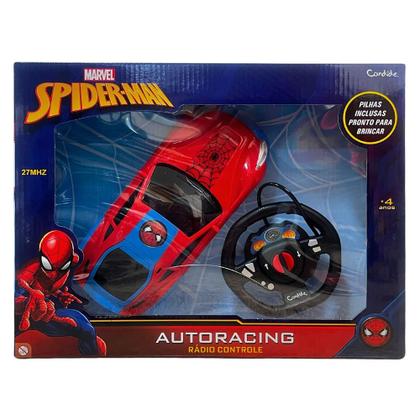 Imagem de Carro de Controle Remoto Candide Autoracing Homem-Aranha