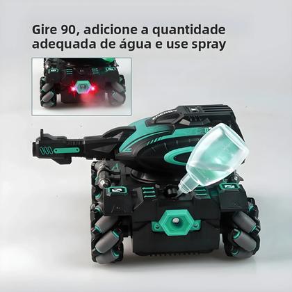 Imagem de Carro de Controle Remoto com Sensor de Gestos - Tanque 24G com Dublês de Quatro Rodas