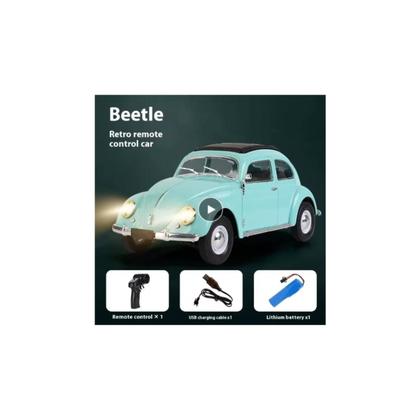 Imagem de Carro de Controle Remoto Fusca 1950 Teto Solar Luz Ascende A