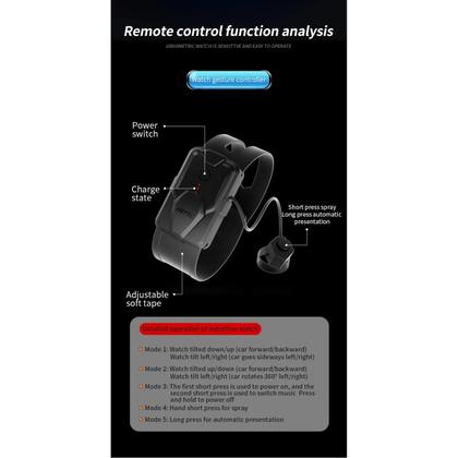Imagem de Carro De Controle Remoto Para Crianças, Brinquedo De Acrobacias Com Controle Por Gestos, Presente