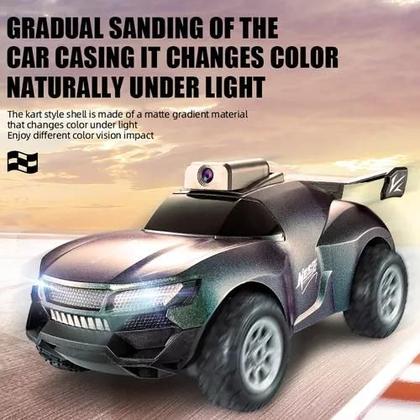 Imagem de Carro De Corrida Para Crianças Elétrico De Brinquedo,com camera e blutf