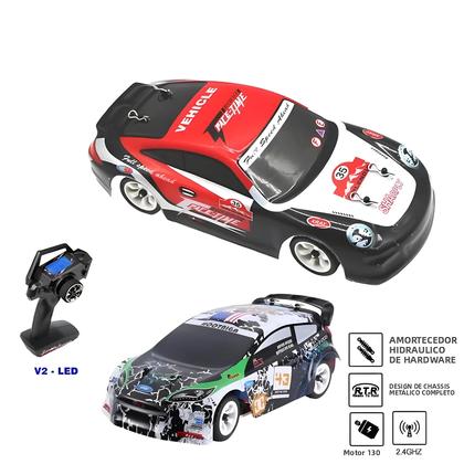 Imagem de Carro De Corrida RC Off-Road Em Escala 1:28 4WD De Alta Velocidade WLtoys K969 K989 pro Mini