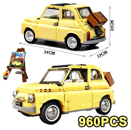 Imagem de Carro de montar modelo Fiat 500 com 960 peças