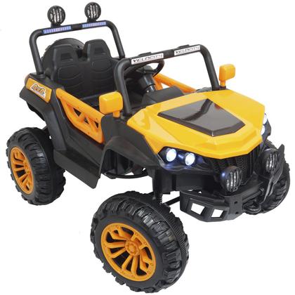 Imagem de Carro Elétrico 12V Infantil Utv Buggy Controle Som Bluetooth Usb Luzes Laranja Brinqway BW-085LR