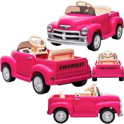 Imagem de Carro Eletrico Bandeirante Chevrolet 3100 Pickup 12V CR Pink