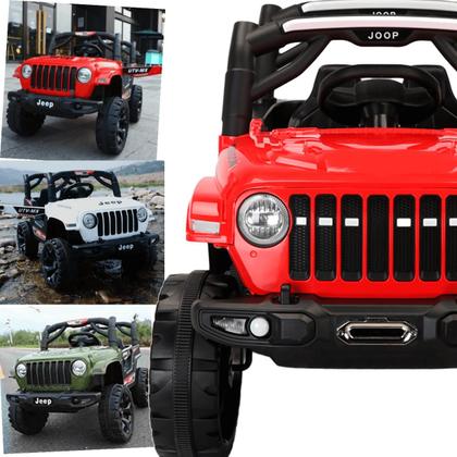 Imagem de Carro Eletrico Bang Toys Jeep Rubicon UTV MX 12V CR Vermelho