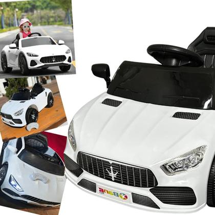 Imagem de Carro Elétrico Bang Toys Striker X10 Branco com Controle Remoto