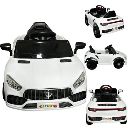 Imagem de Carro Elétrico Bang Toys Striker X10 Branco com Controle Remoto