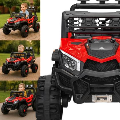 Imagem de Carro Eletrico Bang Toys UTV Volt-4 Vermelho 12V Controle