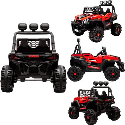 Imagem de Carro Eletrico Bang Toys UTV Volt-4 Vermelho 12V Controle