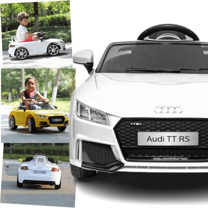 Imagem de Carro Eletrico Belfix Audi TT RS 12V Controle Remoto Branco