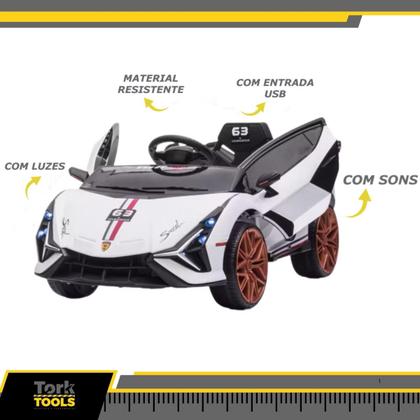 Imagem de Carro elétrico E-Speed 12v 2x380W USB LED 3227 UNITOYS