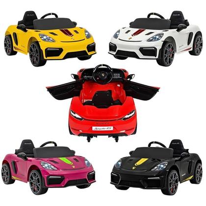 Imagem de Carro Elétrico Infantil 12V Porsche Spyder 718RS BEL