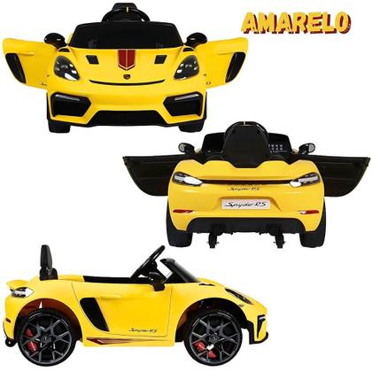 Imagem de Carro Elétrico Infantil 12V Porsche Spyder 718RS BEL