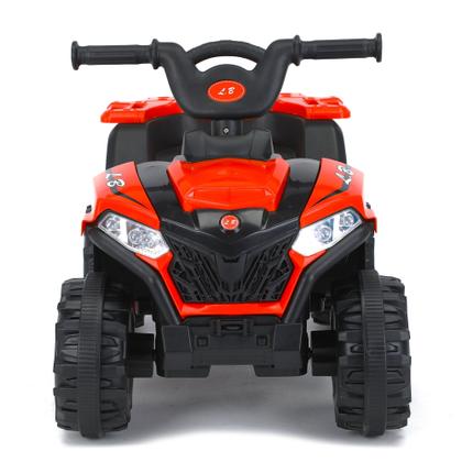 Imagem de Carro Elétrico Infantil 6V Vermelho Mini Quadriciclo Com Luzes E Sons  - Zippy Toys