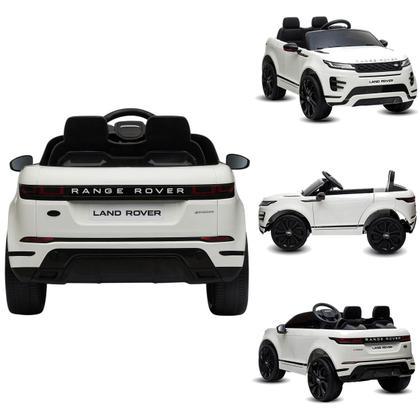 Imagem de Carro Elétrico Infantil Bang Toys Range Rover Evoque Branco 12V