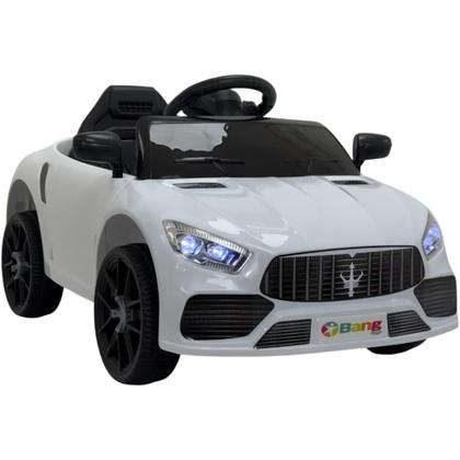 Imagem de Carro Eletrico Infantil Bluetooth Luz Led Controle Remoto Entrada USB MP3 Sons Suporta ate 30kg