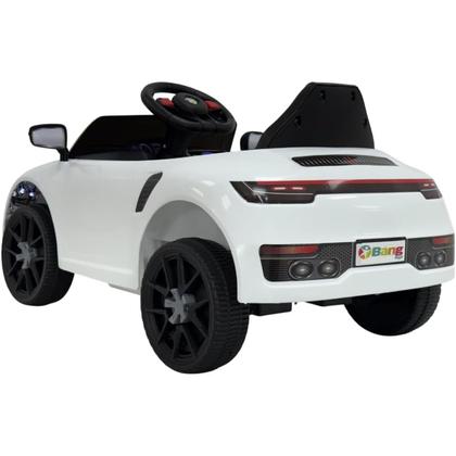 Imagem de Carro Eletrico Infantil Bluetooth Luz Led Controle Remoto Entrada USB MP3 Sons Suporta ate 30kg
