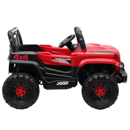 Imagem de Carro Elétrico Infantil Jipe Off Road Vermelho 12v Com Controle Remoto Luzes E Sons