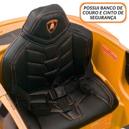 Imagem de Carro Elétrico Infantil Lamborghini 12V com Controle Remoto IMPORTWAY