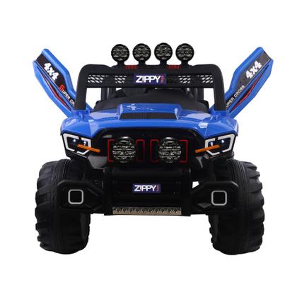 Imagem de Carro Elétrico Infantil Mini Jipe Cross 12V Azul Zippy Toys