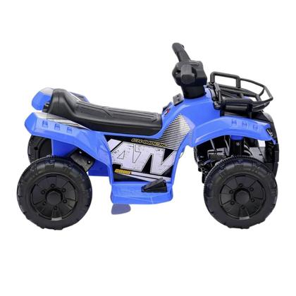 Imagem de Carro Elétrico Infantil Quadriciclo Azul Bang Toys Luz Led