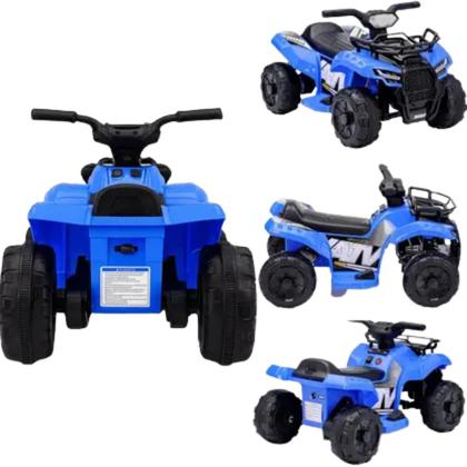 Imagem de Carro Elétrico Infantil Quadriciclo Azul Bang Toys Luz Led
