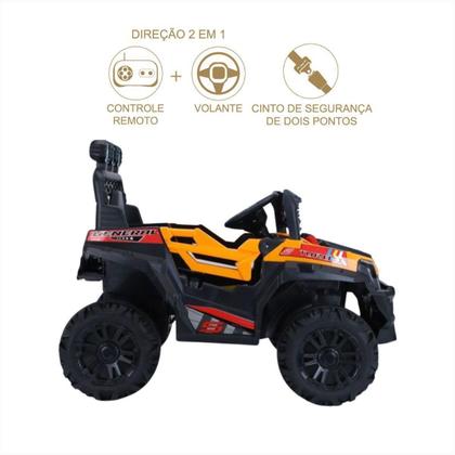Imagem de Carro Elétrico Infantil Super Jipe Controle Remoto Bivolt