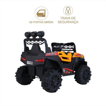 Imagem de Carro Elétrico Infantil Super Jipe Controle Remoto Bivolt