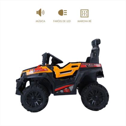 Imagem de Carro Elétrico Infantil Super Jipe Controle Remoto Bivolt