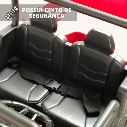 Imagem de Carro Eletrico Infantil Trator 4x4 12v 2 Lugares com Caçamba C Remoto