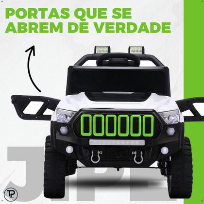 Imagem de Carro Elétrico Jipe Jeep Jipinho Titan Xr 4X2 12v Com Controle Remoto Infantil Carrinho