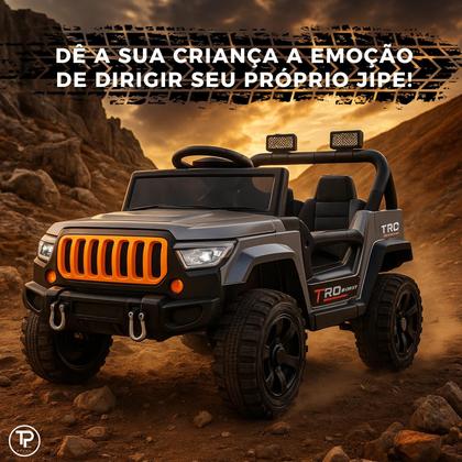 Imagem de Carro Elétrico Jipe Jeep Jipinho Titan Xr 4X2 12v Com Controle Remoto Infantil Carrinho