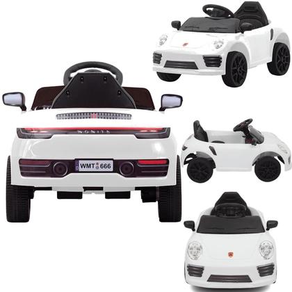 Imagem de Carro Eletrico Shiny Toys Porsche Carrera Turbo S 911 6V Branco