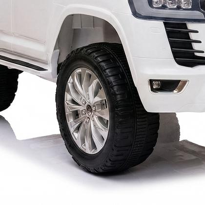 Imagem de Carro Elétrico Toyota Land Cruiser 12v Branco Mini Veículo Com Controle Remoto - Zippy Toys