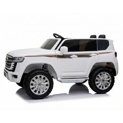 Imagem de Carro Elétrico Toyota Land Cruiser 12v Branco Mini Veículo Com Controle Remoto - Zippy Toys