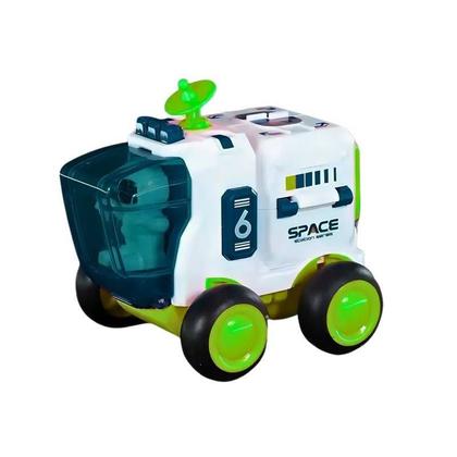 Imagem de Carro Espacial Verde com Astronauta Compartimentos e Movimento a Fricção para Estimular a Imaginação Infantil