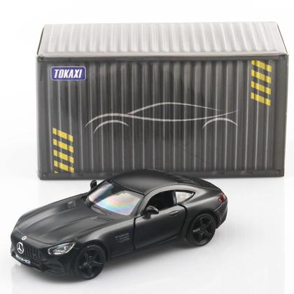 Imagem de Carro fundido sob pressão TOKAXI Mercedes Benz AMG GTS 1/36 Scale Black