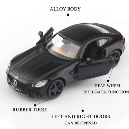 Imagem de Carro fundido sob pressão TOKAXI Mercedes Benz AMG GTS 1/36 Scale Black