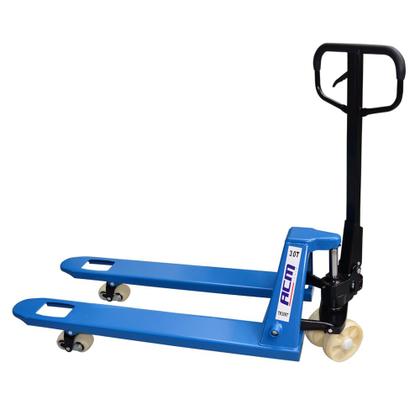 Imagem de Carro Hidráulico Paleteira Manual 3Ton roda dupla Nylon estreito TR30RT ACM TOOLS